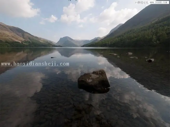 风景后期，用PS把平淡无奇的风景照调出通透感_www.haoyidiansheji.com