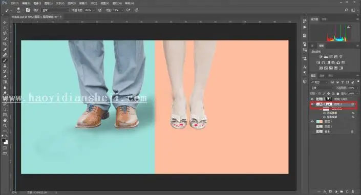 海报设计，制作一款甜蜜的文字交叉海报_www.haoyidiansheji.com