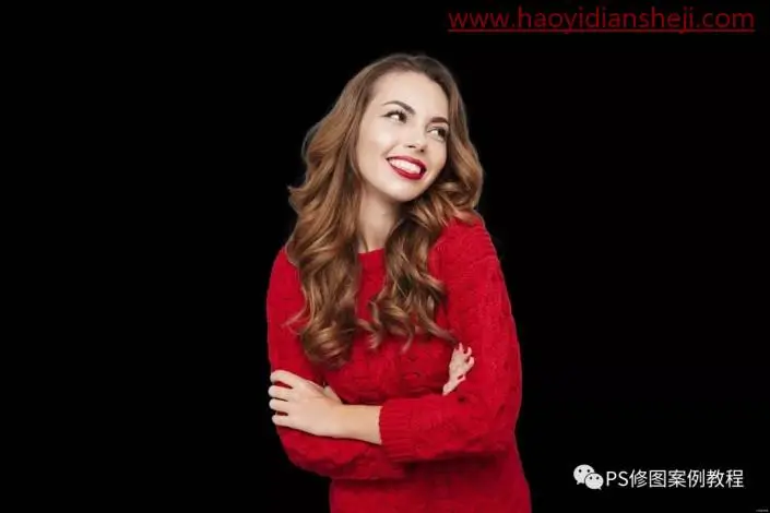 人物抠图，在PS中给简洁背景下的人物进行精确抠图_www.haoyidiansheji.com