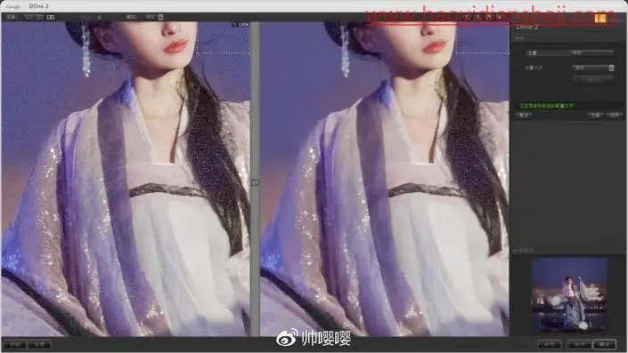 夜景人像，通过LR给夜景古风人像进行修图_www.haoyidiansheji.com