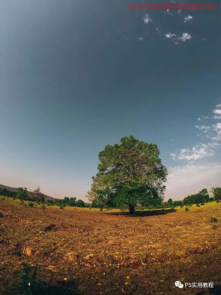 湖泊效果，把草地变为湖泊场景_www.haoyidiansheji.com