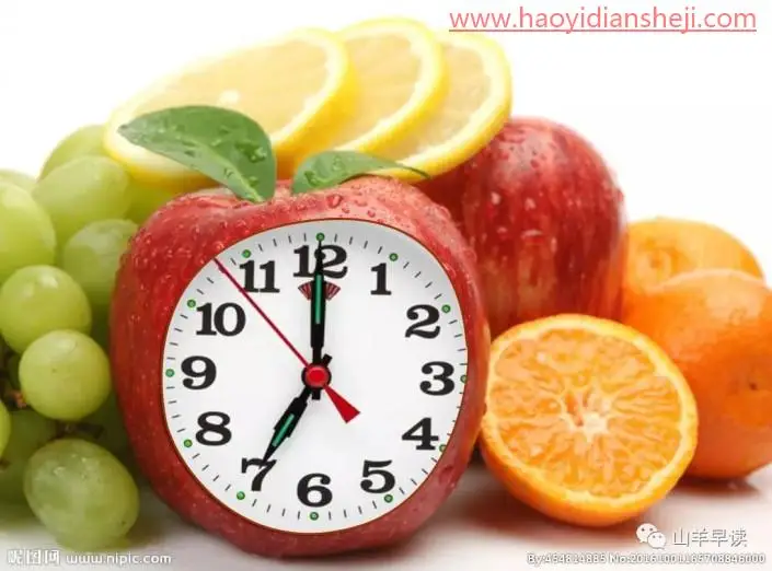 创意合成，合成超级有创意的水果闹钟_www.haoyidiansheji.com