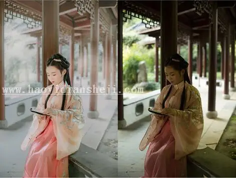 复古照片，用PS调出诗情画意的复古人像_www.haoyidiansheji.com