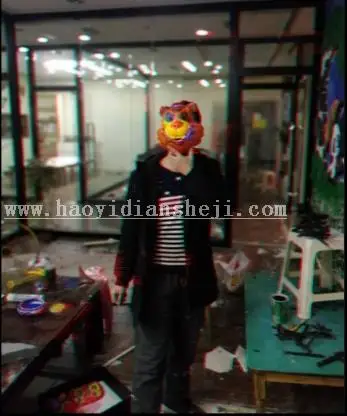 故障效果，用ps制作一个具有干扰信号画风的人像_www.haoyidiansheji.com