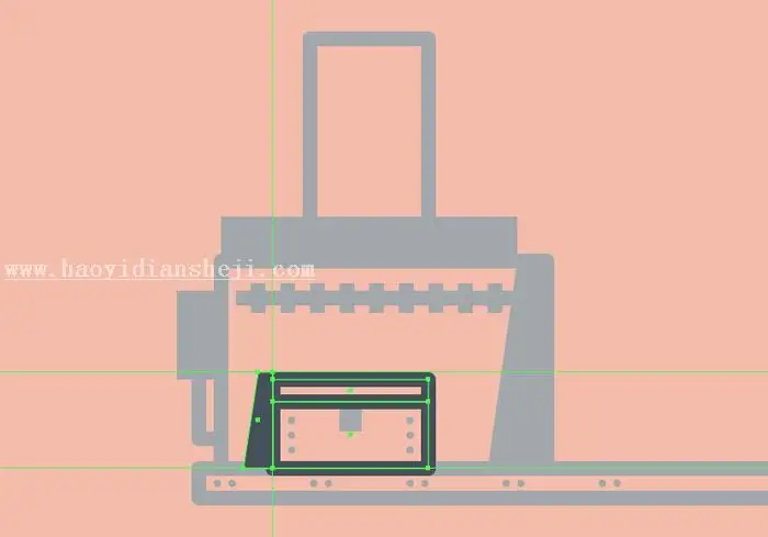 插图制作，用PS制作复古风格的火车插图_www.haoyidiansheji.com