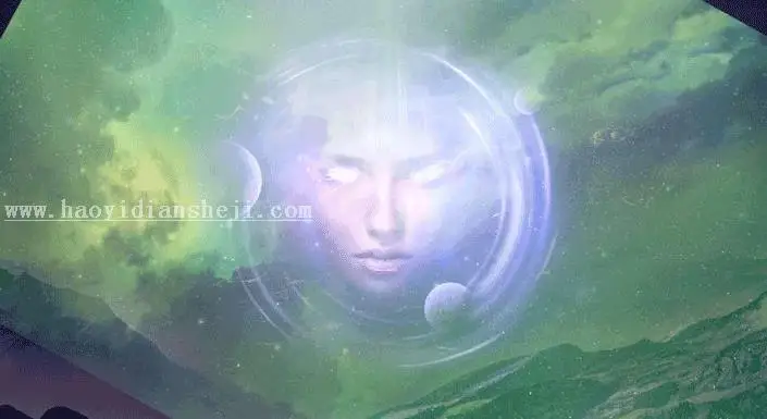 场景合成，用PS合成一个抽象的超现实科幻人物_www.haoyidiansheji.com