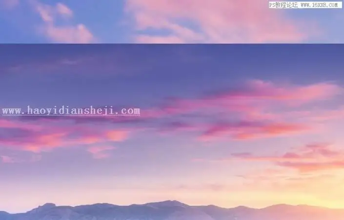场景合成，用PS合成一副梦幻的二次元场景_www.haoyidiansheji.com