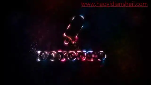 霓虹字，制作狂拽炫酷的霓虹灯光LOGO_www.haoyidiansheji.com