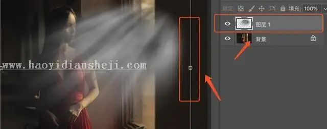 人像照片，加这种光线使照片更漂亮_www.haoyidiansheji.com