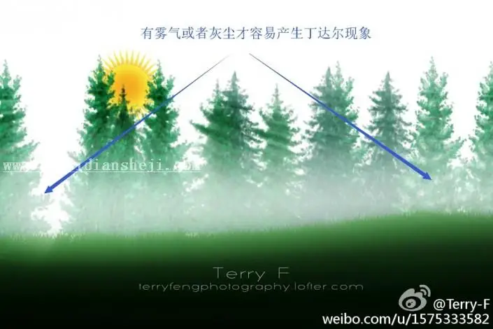 光线处理，给树林人像添加丁达尔光效_www.haoyidiansheji.com