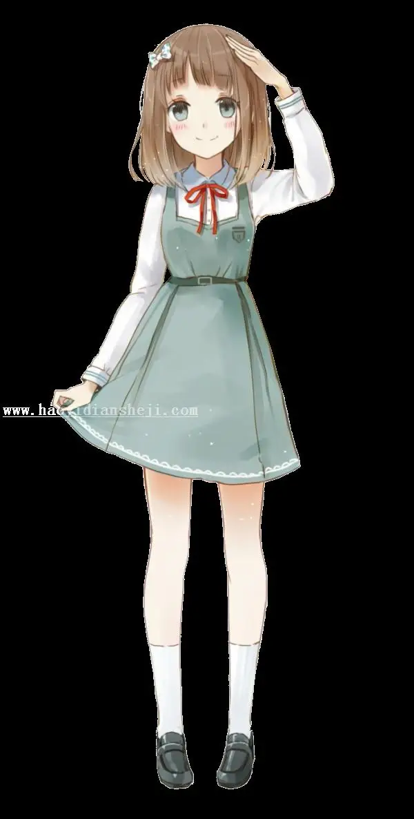 场景合成，用PS合成一个立体的站在手机上的女孩场景_www.haoyidiansheji.com