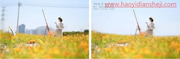 漫画效果，通过PS一起走进宫崎骏的漫画世界_www.haoyidiansheji.com
