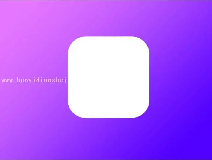 相机图标，用UI制作简单的彩虹相机图标_www.haoyidiansheji.com