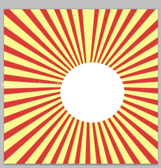 放射背景，五步制作出放射背景图片_www.haoyidiansheji.com