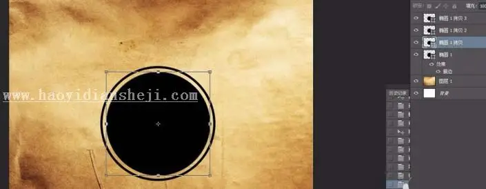 邮票效果，邮票印章图片教程_www.haoyidiansheji.com