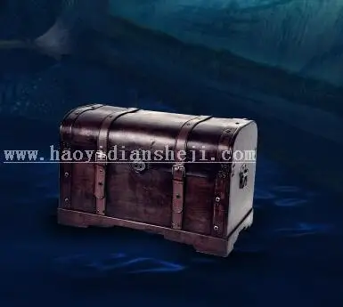 场景合成，打造一个海底寻宝的奇幻场景_www.haoyidiansheji.com