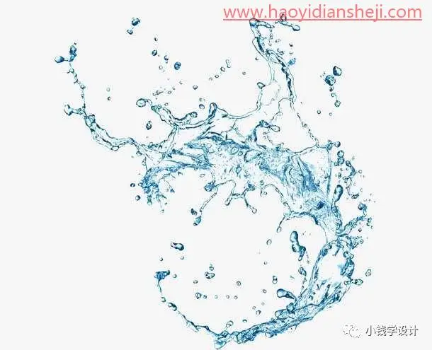 抠水花，在PS中快速抠出透明水花_www.haoyidiansheji.com