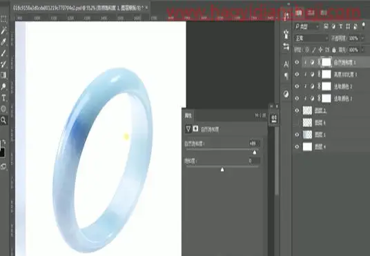 产品修图，给玉镯子进行精细修图_www.haoyidiansheji.com