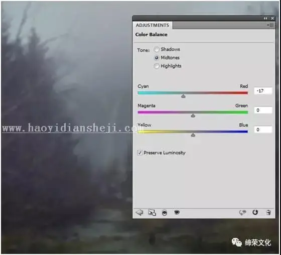 照片合成，用PS合成一个梦幻火焰鹿_www.haoyidiansheji.com