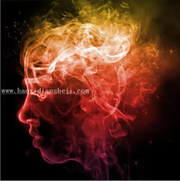 烟雾人像，创建虚幻烟雾头像的特效照_www.haoyidiansheji.com