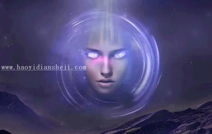 场景合成，用PS合成一个抽象的超现实科幻人物_www.haoyidiansheji.com