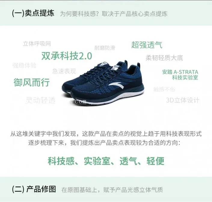 淘宝海报，科技感觉运动跑鞋宣传海报_www.haoyidiansheji.com