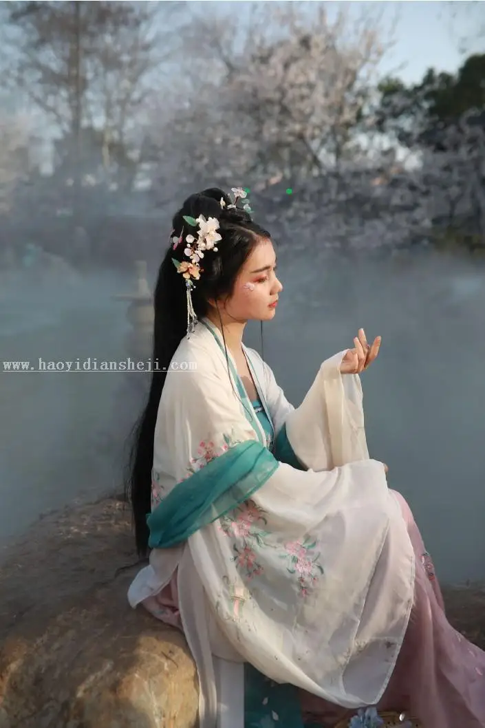 古风后期，通过PS调出唯美的古风人像照片_www.haoyidiansheji.com