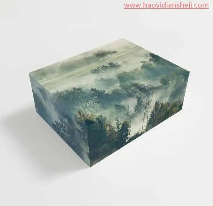 贴图效果，给盒子添加包装贴图效果_www.haoyidiansheji.com