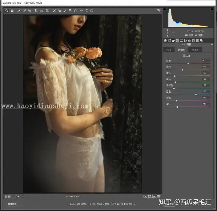 人像后期，用PS营造朦胧复古私房照片_www.haoyidiansheji.com