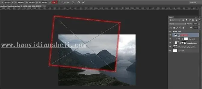 场景合成，在PS里创建一个魔幻瑰丽的场景_www.haoyidiansheji.com