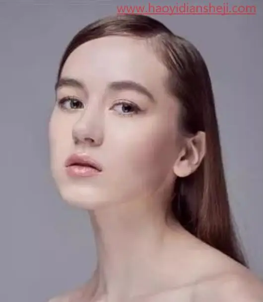 人物磨皮，在ps中用高低频给人物进行磨皮精修_www.haoyidiansheji.com