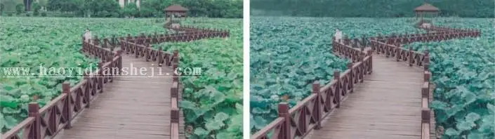 青色调，通过PS调出古风蓝青暗调_www.haoyidiansheji.com