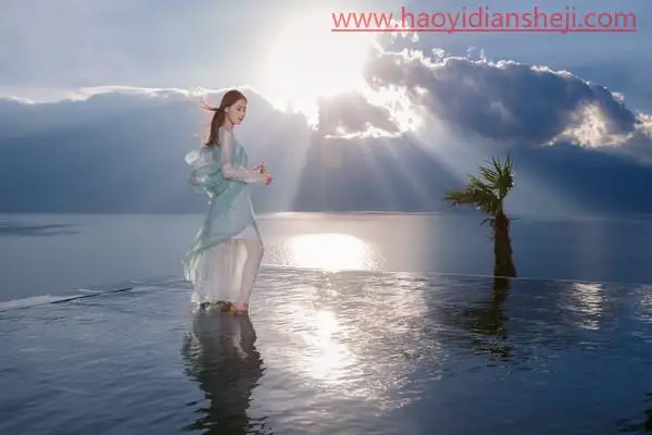 逆光照片，打造甜美的外景逆光人像照片_www.haoyidiansheji.com
