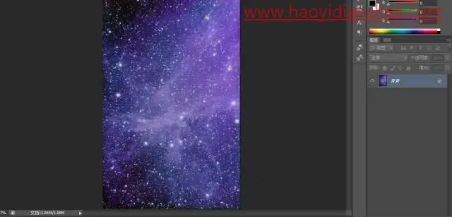 星空效果，打造梦幻星空人物照片_www.haoyidiansheji.com