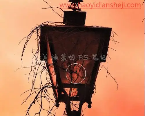 灯光效果，给破败的路灯增加光源效果_www.haoyidiansheji.com