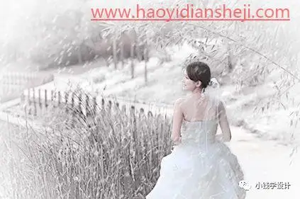 雪景效果，把春意十足的的照片制作成雪景照片_www.haoyidiansheji.com