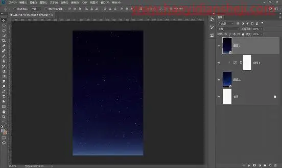 创意合成，合成一朵梦幻极具创意的玫瑰花月亮照片_www.haoyidiansheji.com