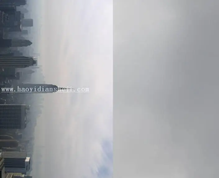 创意合成，合成在城市间荡秋千的超现实场景_www.haoyidiansheji.com