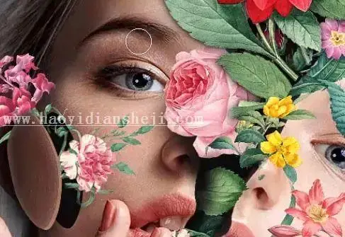 场景合成，通过PS合成一副创意人像照片_www.haoyidiansheji.com
