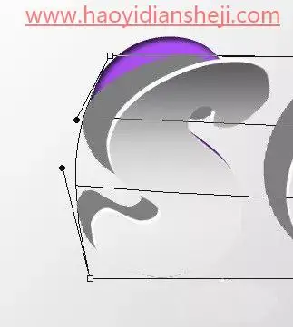 字体制作，在ps中设计立体的翘边剪纸文字_www.haoyidiansheji.com