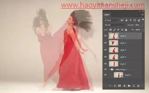 创意合成，合成创意风格的人像幻影效果_www.haoyidiansheji.com