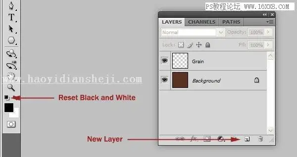 纹理背景，用PS制作木头纹理背景_www.haoyidiansheji.com