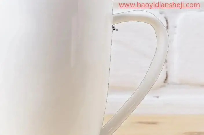 抠杯子，简单的抠取杯子的详细步骤_www.haoyidiansheji.com