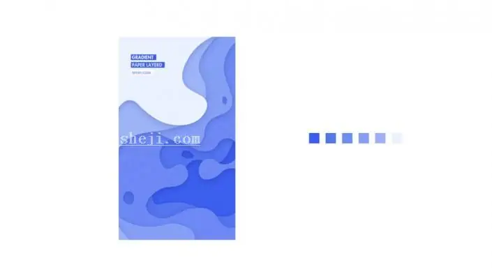 图案制作，通过渐变工具了解阶梯渐变_www.haoyidiansheji.com