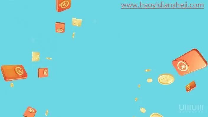 立体字，制作简洁的国庆节立体字海报_www.haoyidiansheji.com