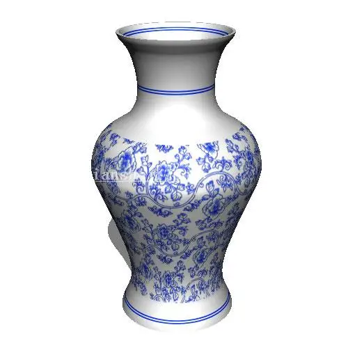 鼠绘瓶子，用PS打造一个3D效果的青花瓷瓶_www.haoyidiansheji.com