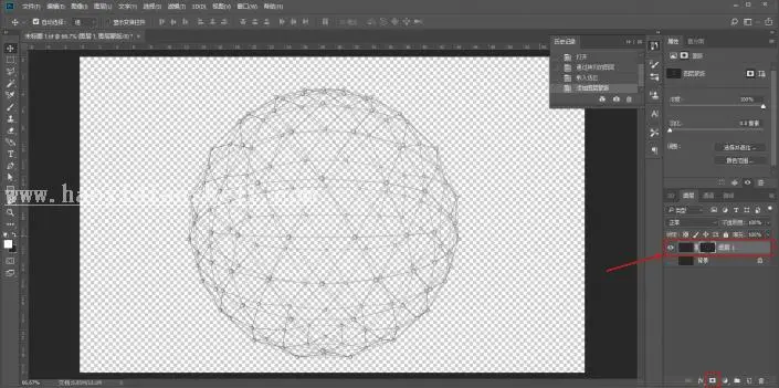 海报教程，用c4d打造炫美科技球海报_www.haoyidiansheji.com