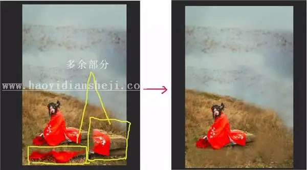 复古色，用PS调出古装人像复古感色调_www.haoyidiansheji.com