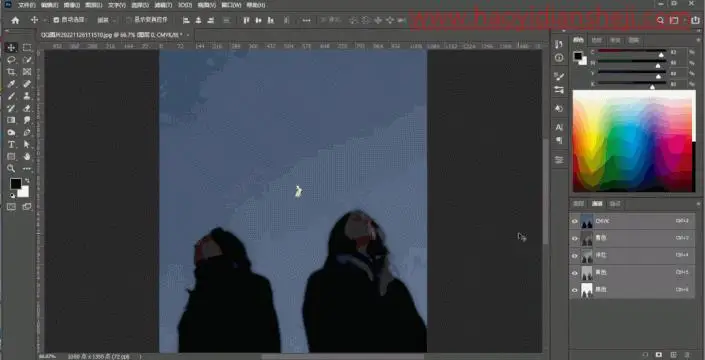 海报制作，制作四色印刷海报效果_www.haoyidiansheji.com