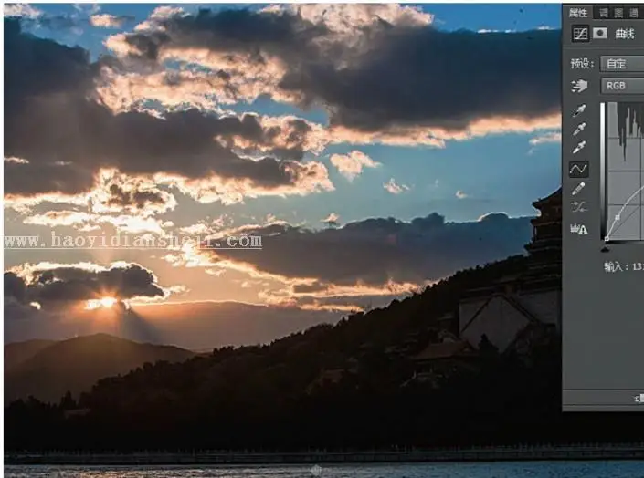 风景调色，用PS中的通道给风景照片进行高质量的调色_www.haoyidiansheji.com
